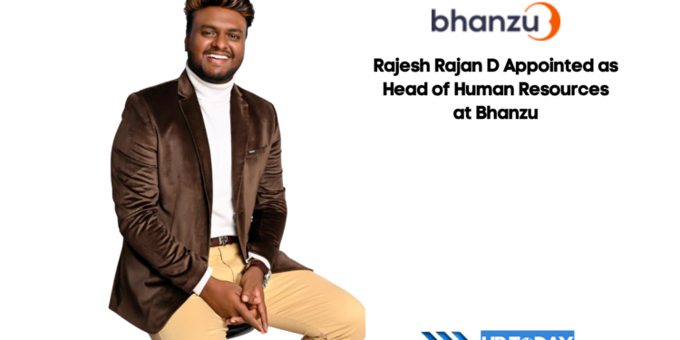 Rajesh Rajan D Appointed as Head of Human Resources at Bhanzu
