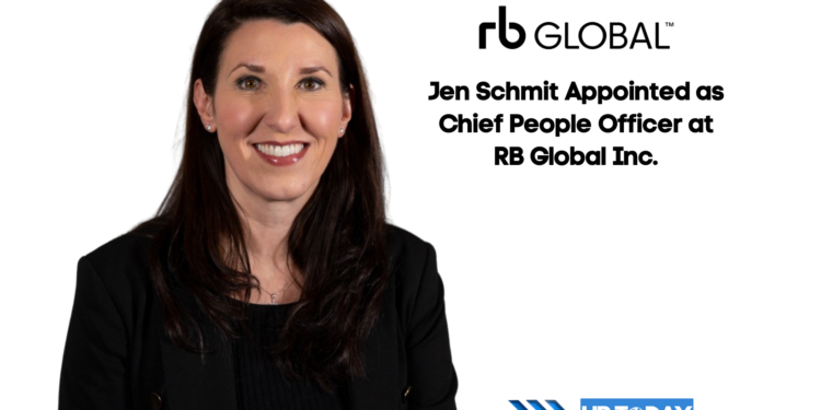 Jen Schmit Appointed as Chief People Officer at RB Global Inc.