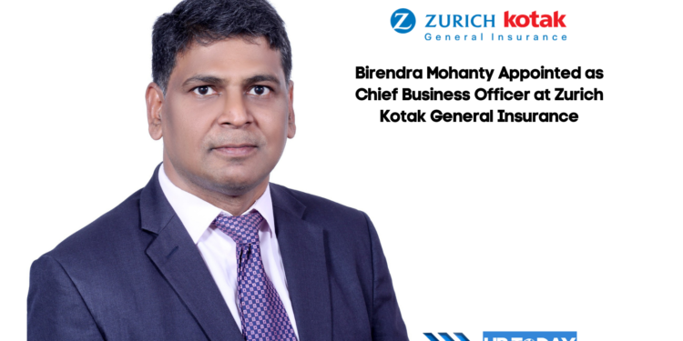 Birendra Mohanty Appointed as Chief Business Officer at Zurich Kotak General Insurance