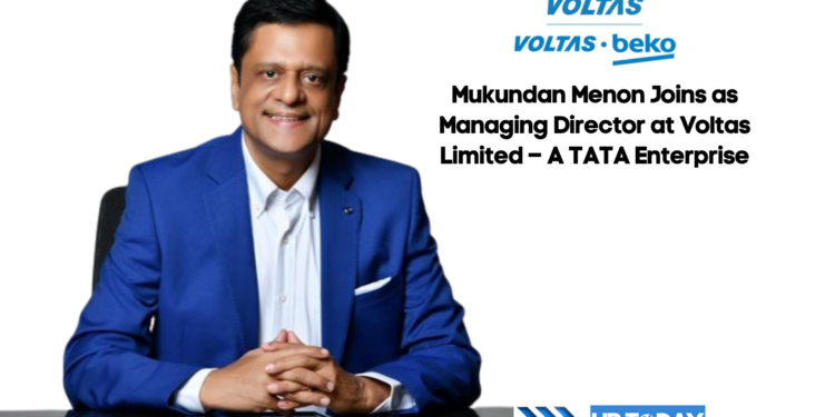Mukundan Menon Joins as Managing Director at Voltas Limited – A TATA Enterprise