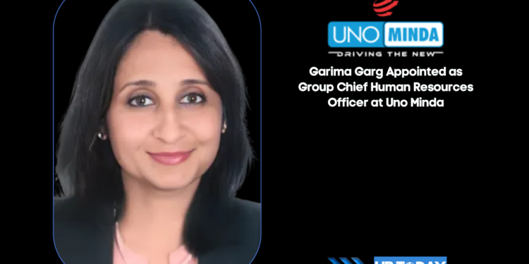 Garima Garg Appointed as Group Chief Human Resources Officer at Uno Minda