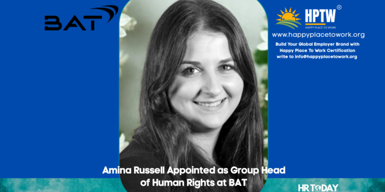 Amina Russell Appointed as Group Head of Human Rights at BAT