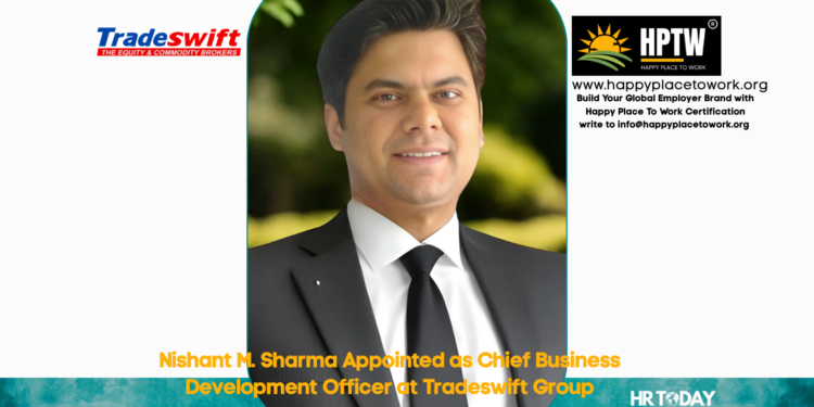 Nishant M. Sharma Appointed as Chief Business Development Officer at Tradeswift Group