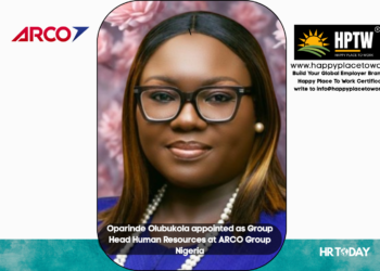 Oparinde Olubukola appointed as Group Head Human Resources at ARCO Group Nigeria