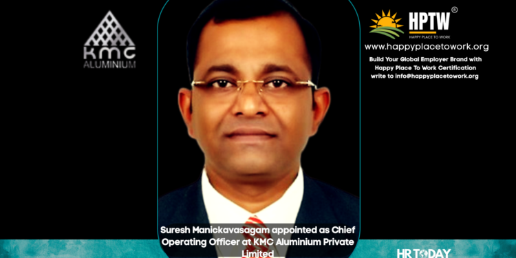 Suresh Manickavasagam appointed as Chief Operating Officer at KMC Aluminium Private Limited