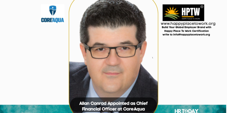 Allan Conrad Appointed as Chief Financial Officer at CoreAqua