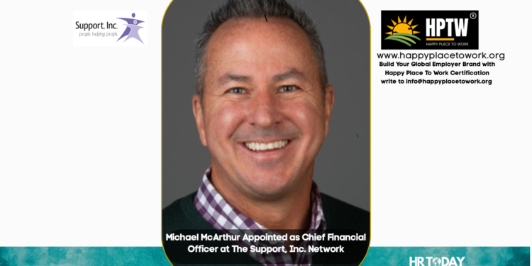 Michael McArthur Appointed as Chief Financial Officer at The Support, Inc. Network
