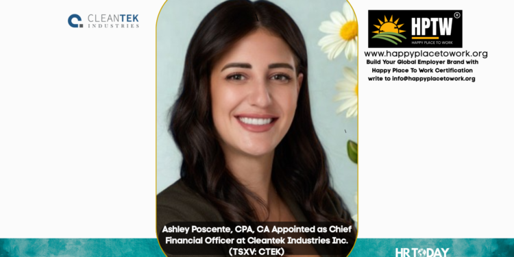 Ashley Poscente, CPA, CA Appointed as Chief Financial Officer at Cleantek Industries Inc. (TSXV: CTEK)
