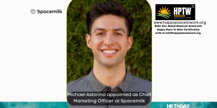 Michael Astorino appointed as Chief Marketing Officer at Spacemilk