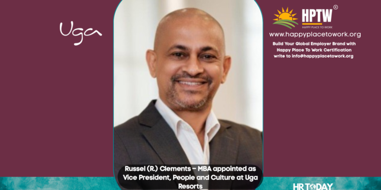 Russel (R.) Clements – MBA appointed as Vice President, People and Culture at Uga Resorts
