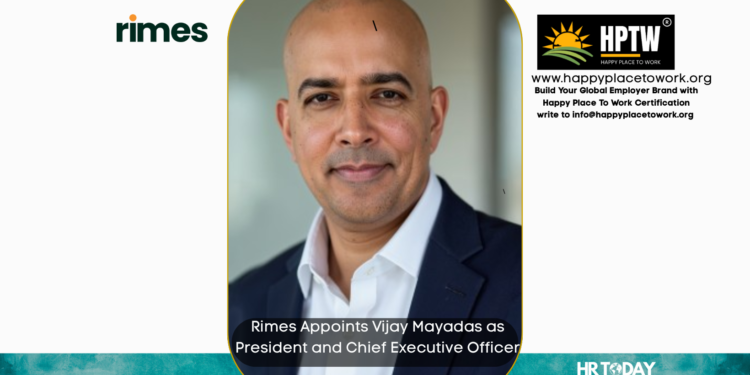 Rimes Appoints Vijay Mayadas as President and Chief Executive Officer