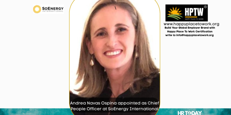 Andrea Navas Ospina appointed as Chief People Officer at SoEnergy International