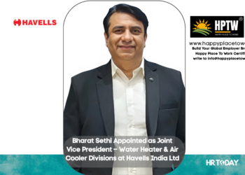 Bharat Sethi Appointed as Joint Vice President – Water Heater & Air Cooler Divisions at Havells India Ltd