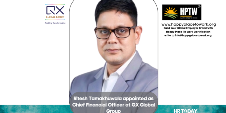 Ritesh Tamakhuwala appointed as Chief Financial Officer at QX Global Group
