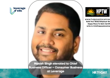 Manish Singh elevated to Chief Business Officer – Consumer Business at Leverage