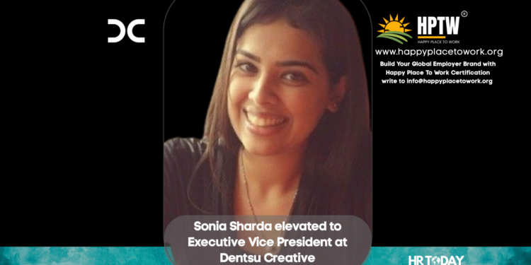 Sonia Sharda elevated to Executive Vice President at Dentsu Creative