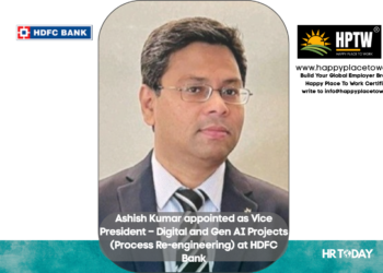 Ashish Kumar appointed as Vice President – Digital and Gen AI Projects (Process Re-engineering) at HDFC Bank