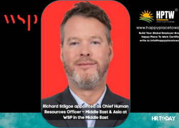 Richard Stilgoe appointed as Chief Human Resources Officer – Middle East & Asia at WSP in the Middle East