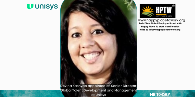 Devina Kashyap appointed as Senior Director, Global Talent Development and Management at Unisys