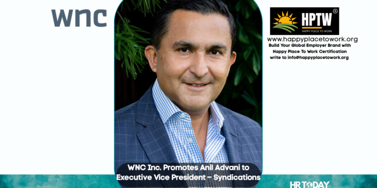 WNC Inc. Promotes Anil Advani to Executive Vice President – Syndications