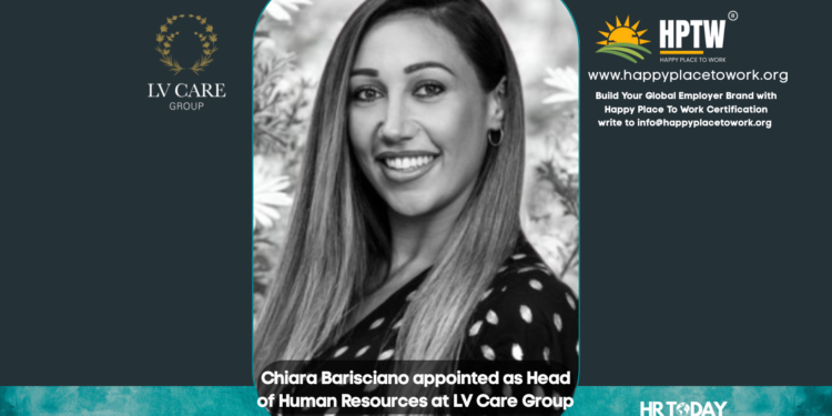 Chiara Barisciano appointed as Head of Human Resources at LV Care Group