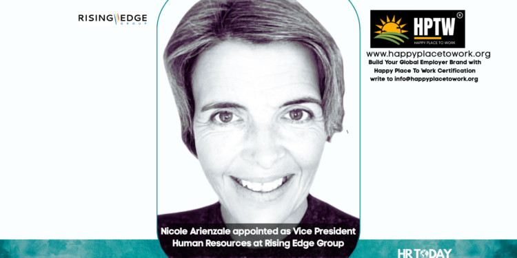 Nicole Arienzale appointed as Vice President Human Resources at Rising Edge Group