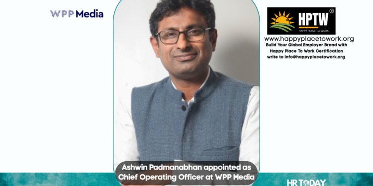 Ashwin Padmanabhan appointed as Chief Operating Officer at WPP Media