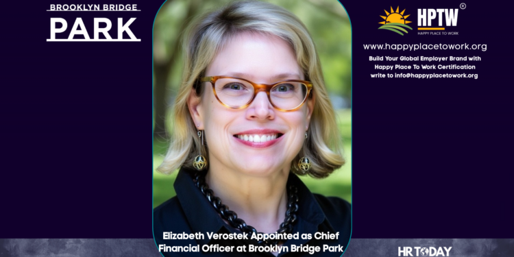 Elizabeth Verostek Appointed as Chief Financial Officer at Brooklyn Bridge Park