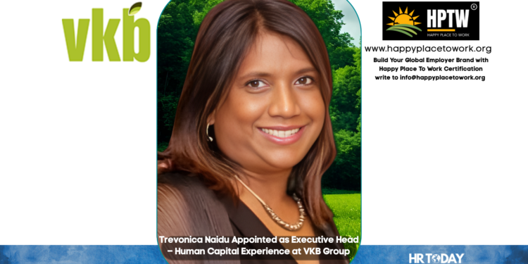 Trevonica Naidu Appointed as Executive Head – Human Capital Experience at VKB Group