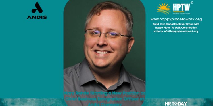 Marc Rohde Starting a New Position as Chief Business Integration Officer at Andis Company