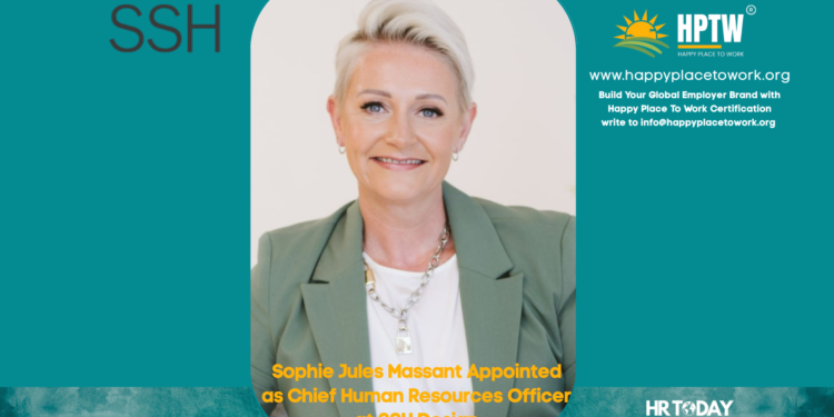 Sophie Jules Massant Appointed as Chief Human Resources Officer at SSH Design