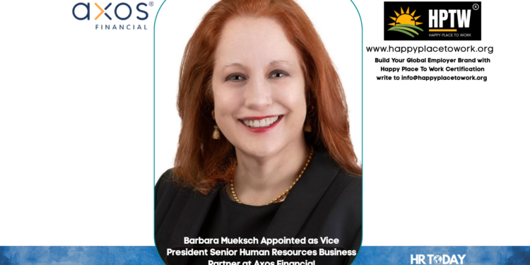 Barbara Mueksch Appointed as Vice President Senior Human Resources Business Partner at Axos Financial