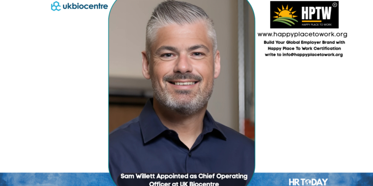 Sam Willett Appointed as Chief Operating Officer at UK Biocentre
