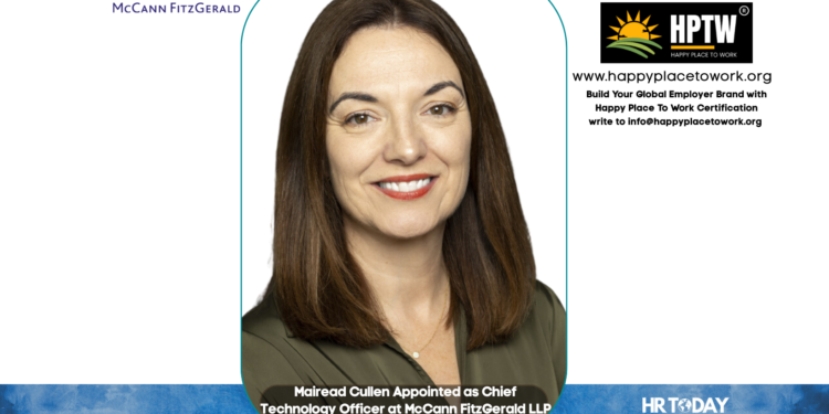 Mairead Cullen Appointed as Chief Technology Officer at McCann FitzGerald LLP