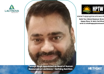 Taranjit Singh Appointed as Head of Human Resources at Lactinova – Defining Nutrition