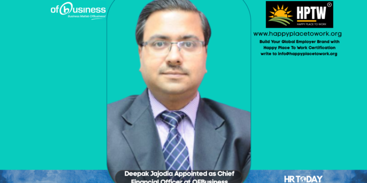 Deepak Jajodia Appointed as Chief Financial Officer at OFBusiness