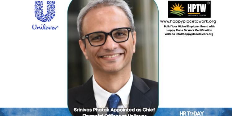Srinivas Phatak Appointed as Chief Financial Officer at Unilever