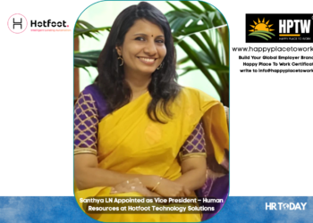 Santhya LN Appointed as Vice President – Human Resources at Hotfoot Technology Solutions