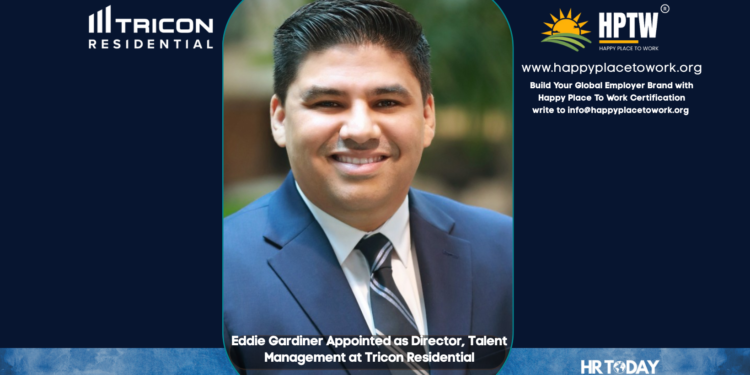 Eddie Gardiner Appointed as Director, Talent Management at Tricon Residential