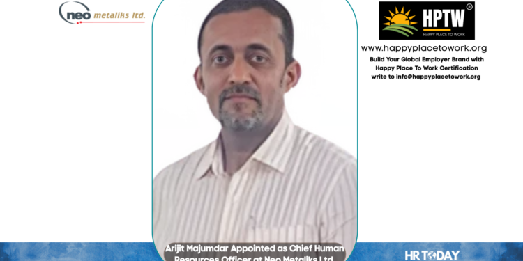 Arijit Majumdar Appointed as Chief Human Resources Officer at Neo Metaliks Ltd.