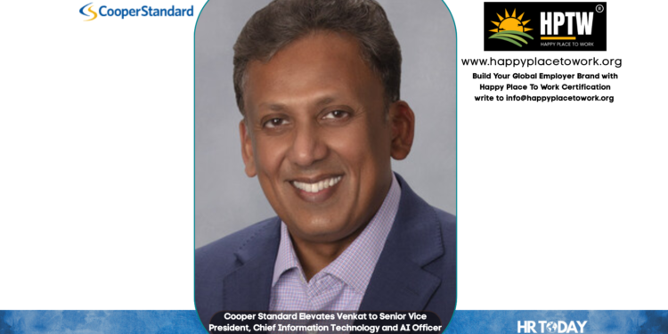 Cooper Standard Elevates Venkat to Senior Vice President, Chief Information Technology and AI Officer