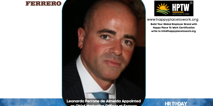 Leonardo Perrone de Almeida Appointed as Chief Marketing Officer at Ferrero