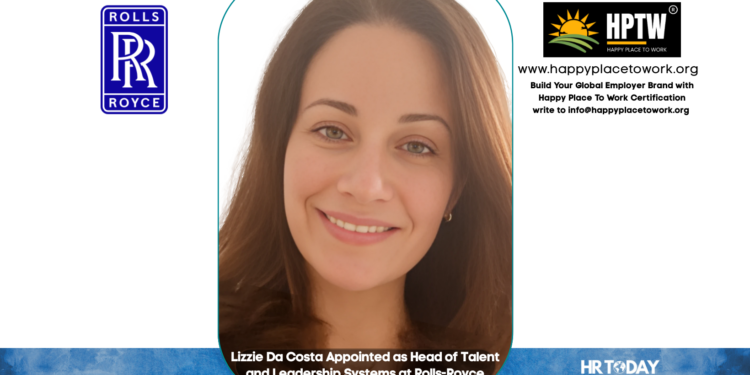 Lizzie Da Costa Appointed as Head of Talent and Leadership Systems at Rolls-Royce