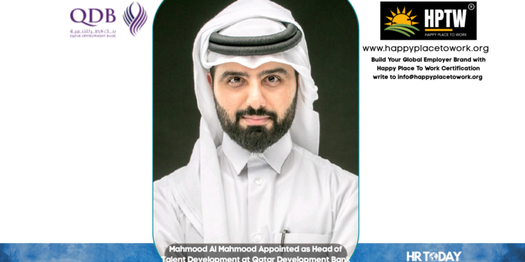 Mahmood Al Mahmood Appointed as Head of Talent Development at Qatar Development Bank