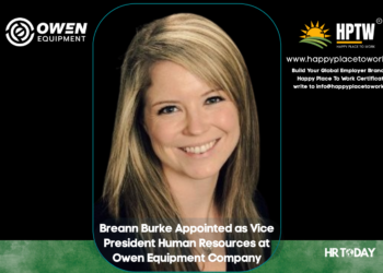 Breann Burke Appointed as Vice President Human Resources at Owen Equipment Company