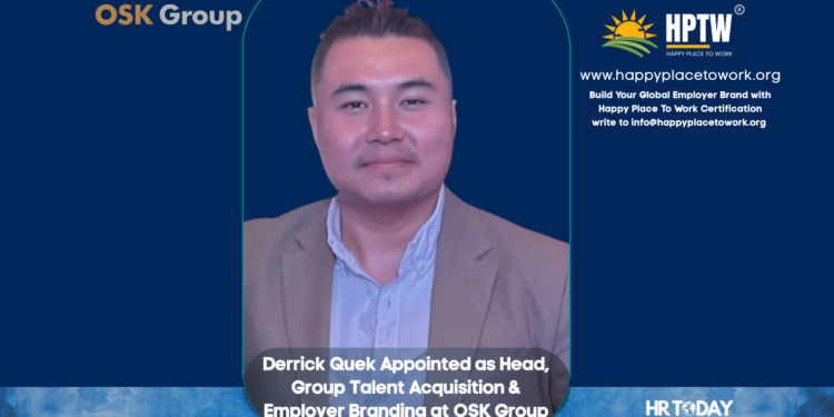 Derrick Quek Appointed as Head, Group Talent Acquisition & Employer Branding at OSK Group