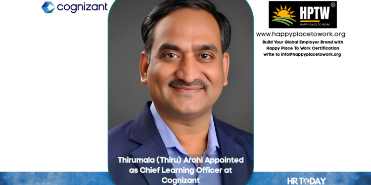 Thirumala (Thiru) Arohi Appointed as Chief Learning Officer at Cognizant