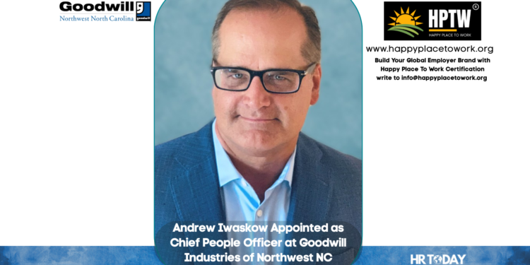 Andrew Iwaskow Appointed as Chief People Officer at Goodwill Industries of Northwest NC