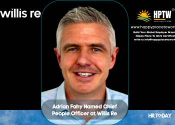 Adrian Fahy Named Chief People Officer at Willis Re