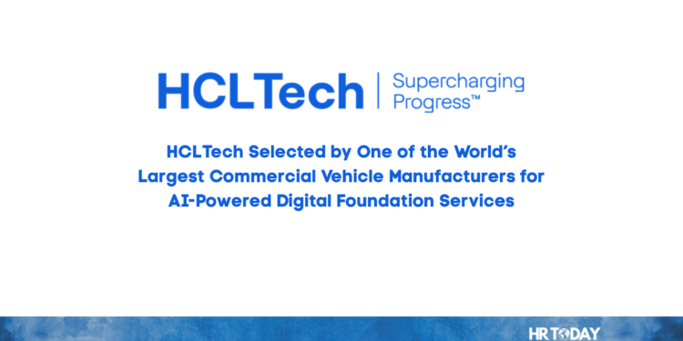 HCLTech Selected by One of the World’s Largest Commercial Vehicle Manufacturers for AI-Powered Digital Foundation Services